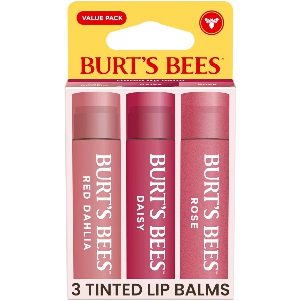 [YDD-DEMO-012] Burt’s Bees Tinted Lip Balm — 3 Pack